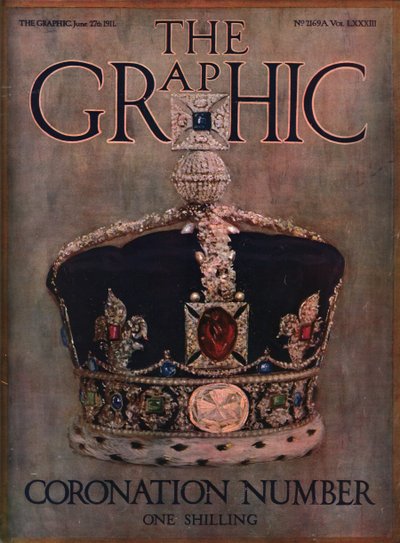 Omslag van The Graphic, kroningsnummer, juni 1911 door Unbekannt