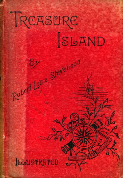 Omslag van Schateiland door Robert Louis Stevenson, 1886 door Unbekannt