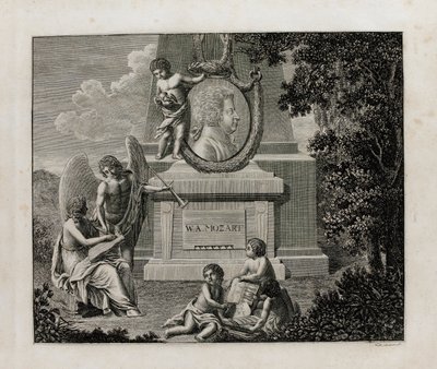 Omslag van de eerste editie van de vocale partituur van de opera Così fan tutte door W.A. Mozart door Unbekannt