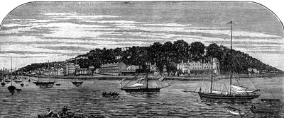Haven van Cowes, Isle of Wight, eind 19e eeuw door Unbekannt