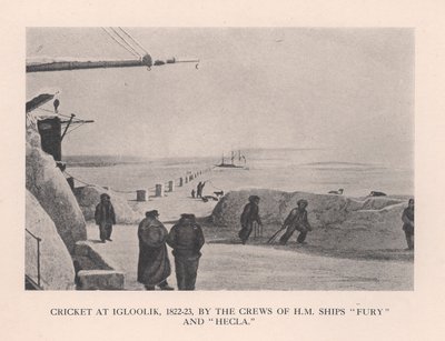 Cricket bij Igloolik, 1822-1823 1912 door Unbekannt