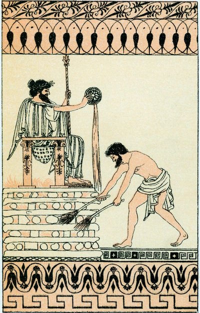 Croesus, laatste koning van Lydië vanaf ca. 560 v.Chr. door Unbekannt