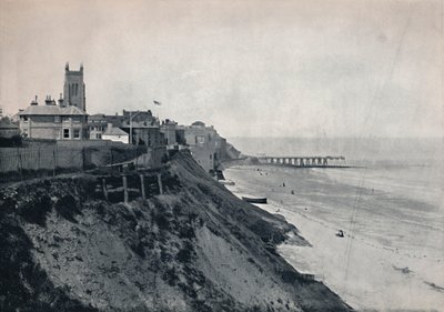 Cromer - De kerk op de kliffen, 1895 door Unbekannt