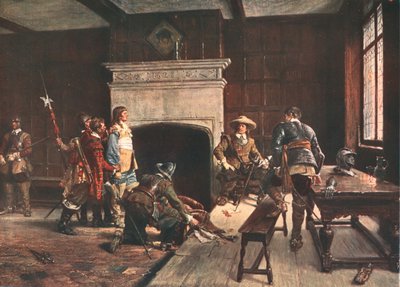 Cromwell bij de Blue Boar, Holborn, Londen, 1640, circa 1883, circa 1902 door Unbekannt