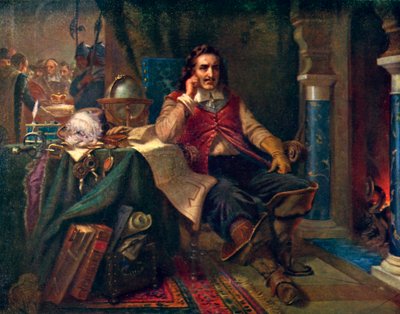 Cromwell weigert de kroon, 1925 door Unbekannt