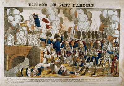 Oversteek van de Arcola-brug, 15 november 1796, 19e eeuw door Unbekannt