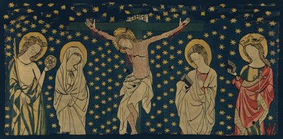 Kruisiging, Duits, ca. 1325-50 door Unbekannt