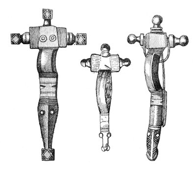 Cruciforme fibulae, 1893 door Unbekannt