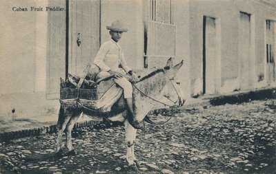 Cubaanse Fruitverkoper, ca 1908 door Unbekannt