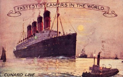 Cunard Line - Snelste stoomschepen ter wereld door Unbekannt