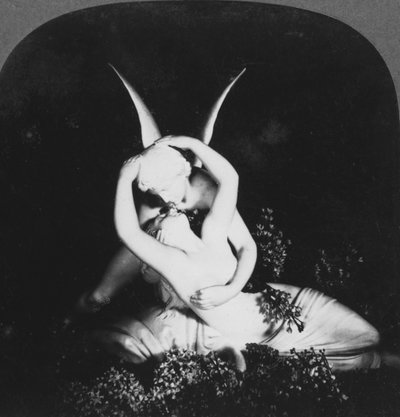 Cupido en Psyche door Unbekannt