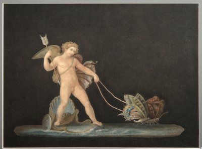 Cupido met Vlinders door Unbekannt