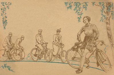 Fietsen 1839-1939 vooromslag, 1939 door Unbekannt