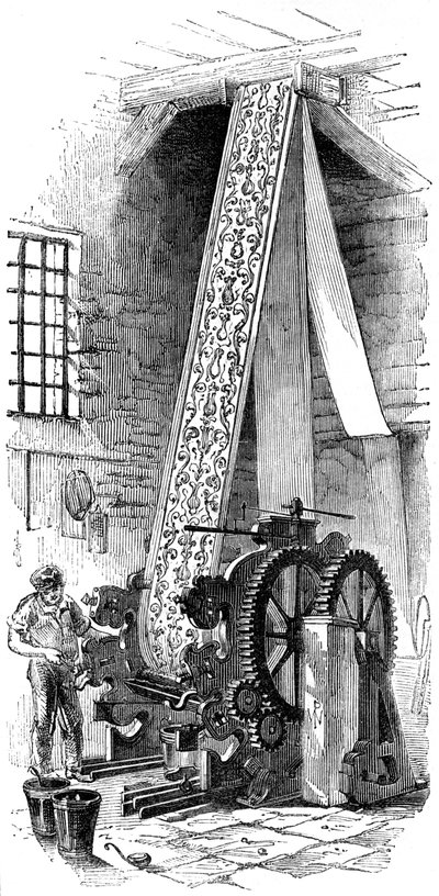 Cilinderdrukmachine, 1886 door Unbekannt