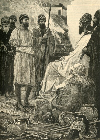 Cyrus en Croesus, 1890 door Unbekannt