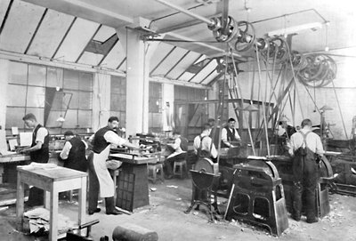 Dalziel Foundry Limited - Earl Street panden. Afwerkers en diverse afwerkingsinstallaties, 1909 door Unbekannt