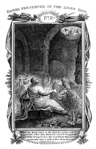 Daniël in de leeuwenkuil, 1804 door Unbekannt