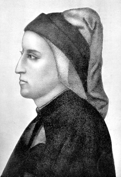 Dante Alighieri, Italiaanse Florentijnse dichter, 1903 door Unbekannt