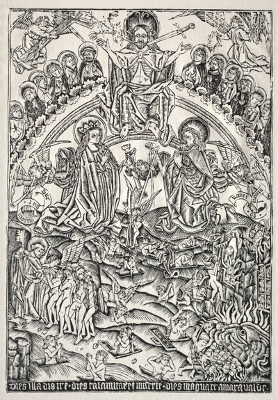 Het Laatste Oordeel, ca. 1490 door Unbekannt