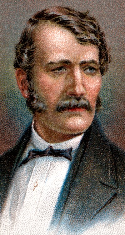 David Livingstone, 19e-eeuwse Schotse missionaris en Afrikaanse ontdekkingsreiziger, ca. 1915 door Unbekannt