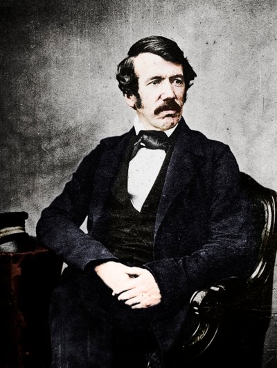 David Livingstone, Schotse missionaris en ontdekkingsreiziger, 19e eeuw door Unbekannt