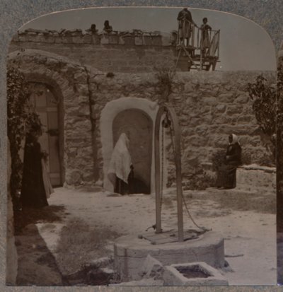 Davids bron aan de rand van Bethlehem, ca. 1900 door Unbekannt