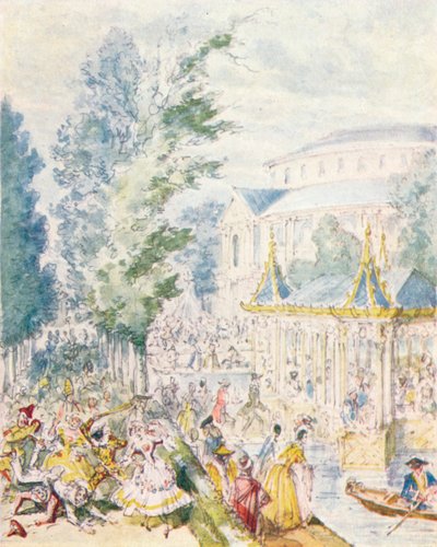 Dagmaskerade in Ranelagh Gardens, 1842, 1903 door Unbekannt