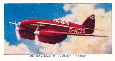 De Havilland Comet Racer, 1938 door Unbekannt