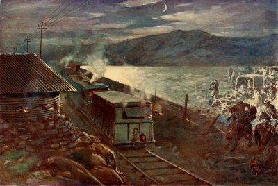 De Poging van De Wet om de Spoorweg over te steken, 1902 door Unbekannt