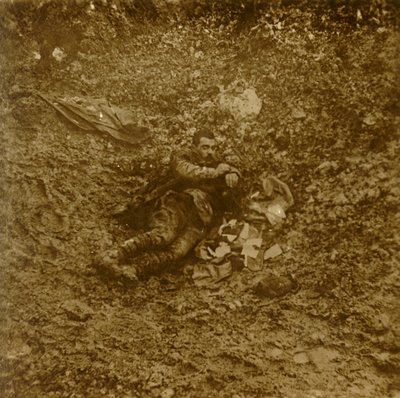 Dode Duitse soldaat, Verdun, Noord-Frankrijk, ca. 1914-ca. 1918 door Unbekannt