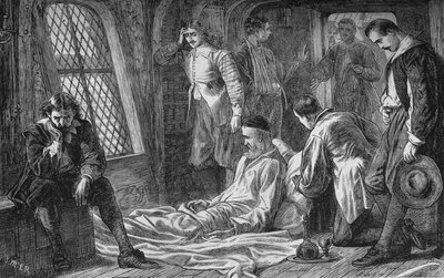 Dood van admiraal Blake, 7 augustus 1657, c1880 door Unbekannt