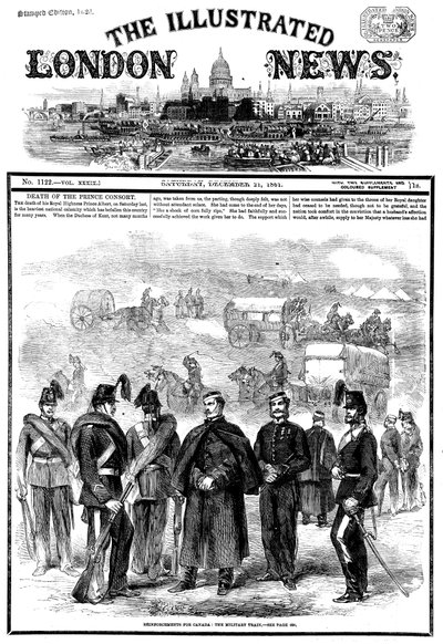 Dood van Albert 1819-1861, Prins-gemaal van Koningin Victoria, 14 december 1861 door Unbekannt
