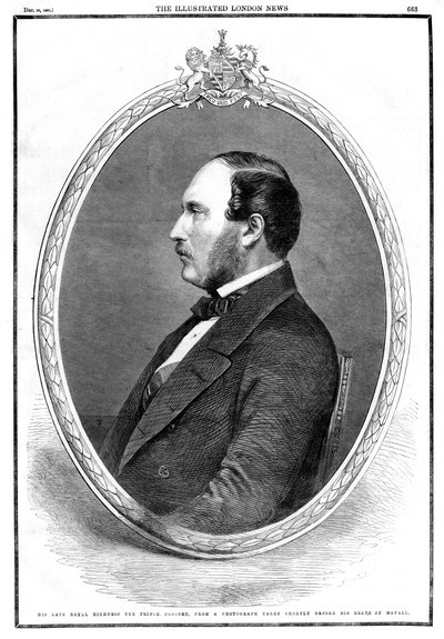 Dood van Albert, Prins-Gemaal, 1861 door Unbekannt