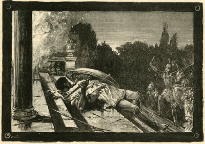 De Dood van Alcibiades, 1890 door Unbekannt
