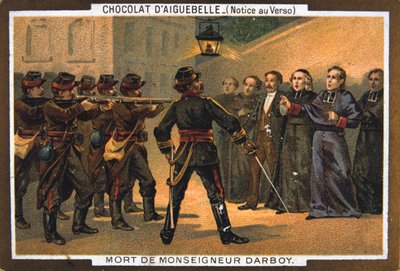 Dood van Monseigneur Darboy, Aartsbisschop van Parijs, 24 mei 1871 door Unbekannt