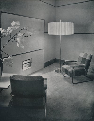 Debattenstudio in Broadcasting House, Londen, 1933 door Unbekannt