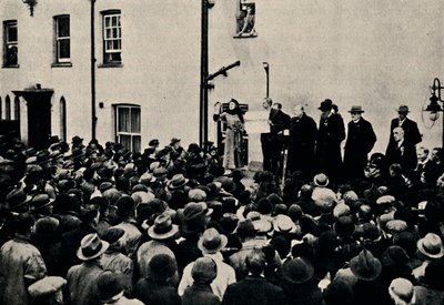 Het uitroepen van de stemming in Epping, 1924, 1945 door Unbekannt