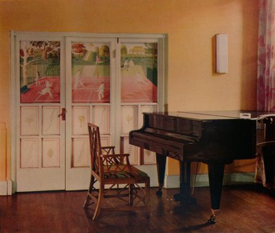 Decoratie door Eric Ravilious in het appartement van Sir Geoffrey Fry, Portman Square, Londen, 1933 door Unbekannt