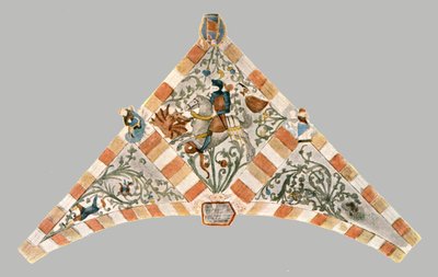 Decoratie in de Sint-Pieterskerk, Bastogne, België, 1928 door Unbekannt