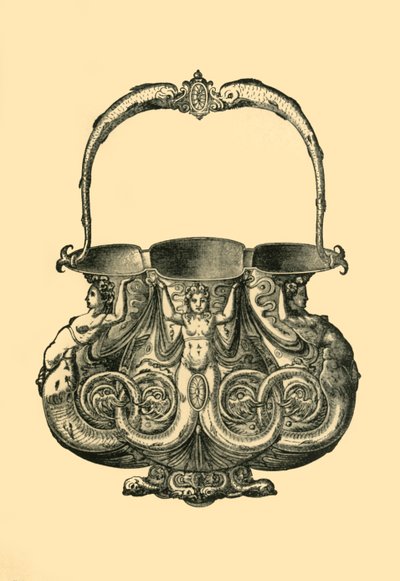 Decoratief object, 1881 door Unbekannt