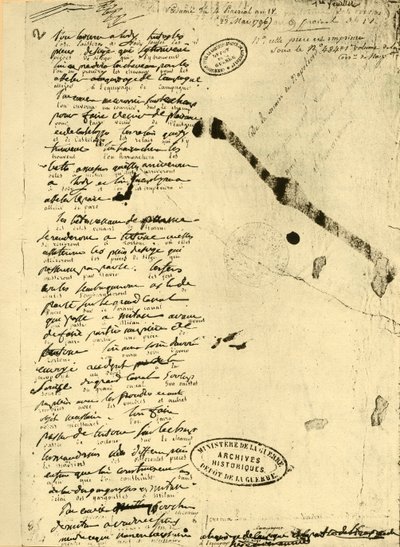 Besluit van Napoleon Bonaparte, 23 mei 1796, 1921 door Unbekannt