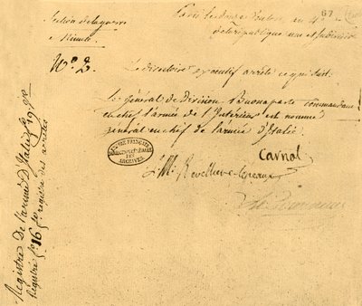 Decreet van het Uitvoerend Directoraat, 2 maart 1796 door Unbekannt