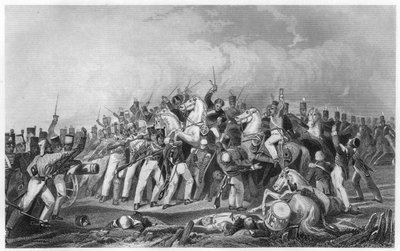 Nederlaag van de Sealkote Muiters door de kolom van Generaal Nicholson, 1857, ca. 1860 door Unbekannt
