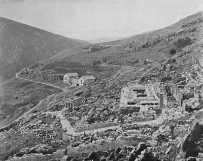 Delphi - Golf van Korinthe in de verte, 1913 door Unbekannt