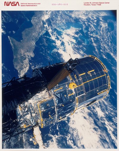 Inzet van de Hubble Ruimtetelescoop, 1990 door Unbekannt