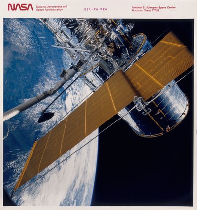 Ontplooiing van de Hubble-ruimtetelescoop, 1990 door Unbekannt