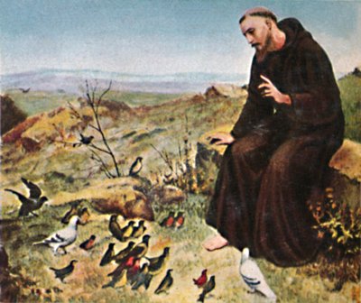 De Heilige Franciscus van Assisi 1182-1226, 1934 door Unbekannt