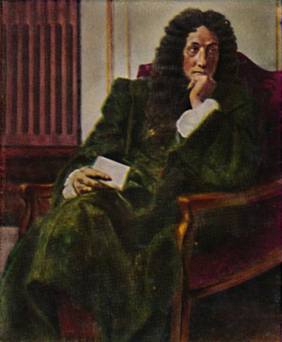 De filosoof Leibniz 1646-1716 - Schilderij van C. Meyer, 1934 door Unbekannt
