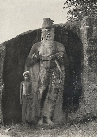 Volgens de traditie, Standbeeld Parakrama Bahus I., de Grote 1164-1197 n. Chr., Pollonnaruwa, 192 door Unbekannt