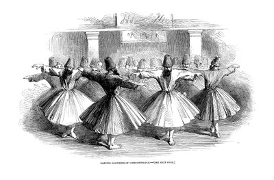 Derwisjen, Constantinopel, Turkije, 1853 door Unbekannt